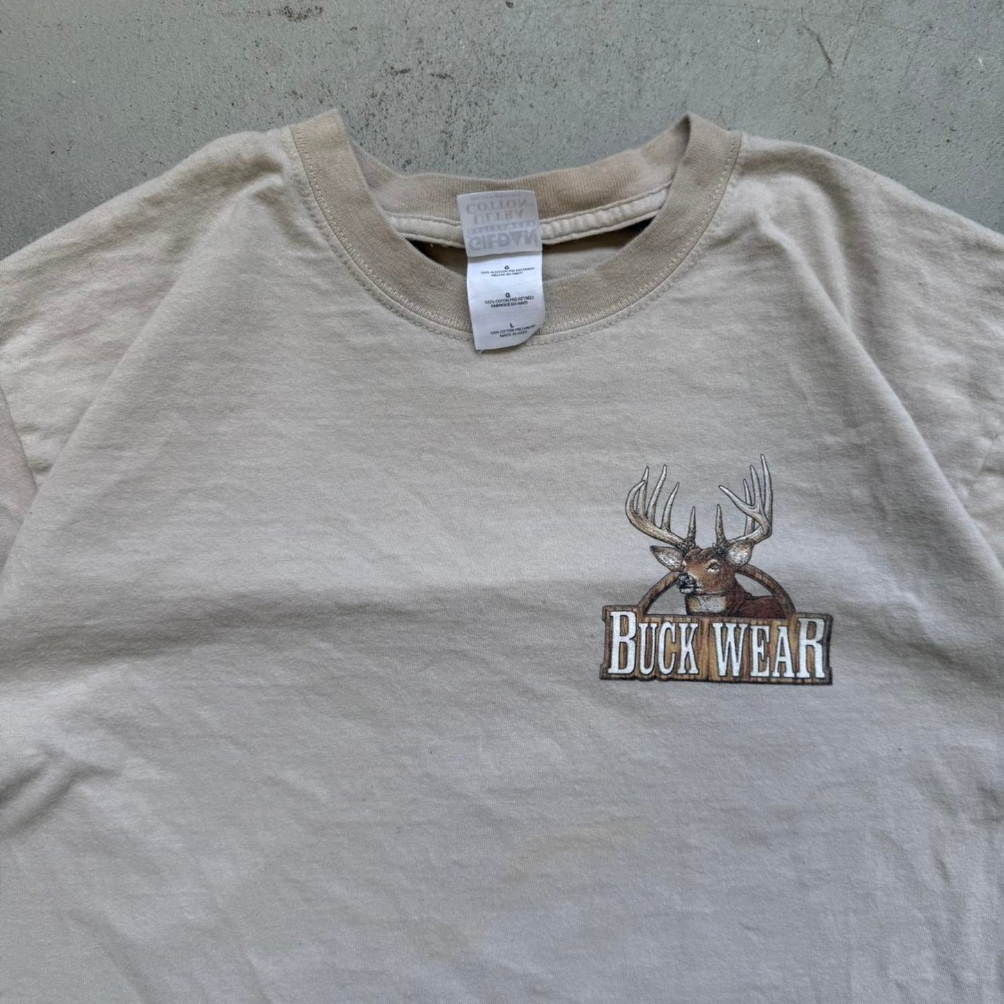 Vintage Y2K Hunter Vegetarian Humor Hunting T-Shirt - Large
