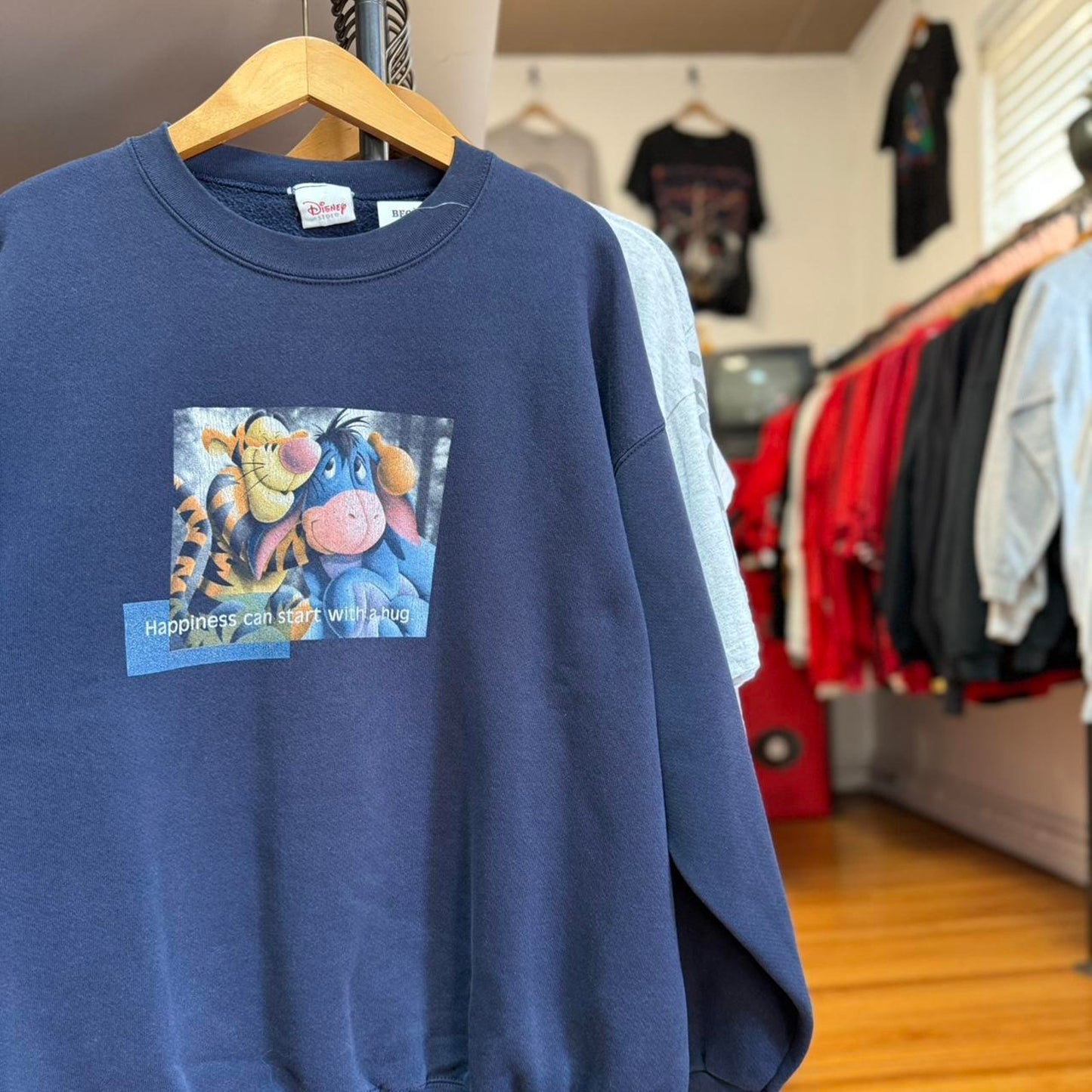 Vintage 90s Winnie the Pooh Tiger and Eeyore Disney Crewneck - X-Large