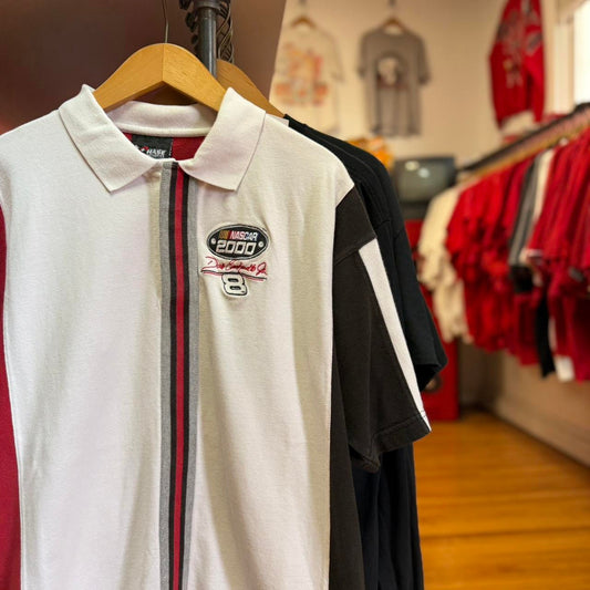 Vintage 90s Dale Earnhardt Jr NASCAR Polo Shirt - Medium