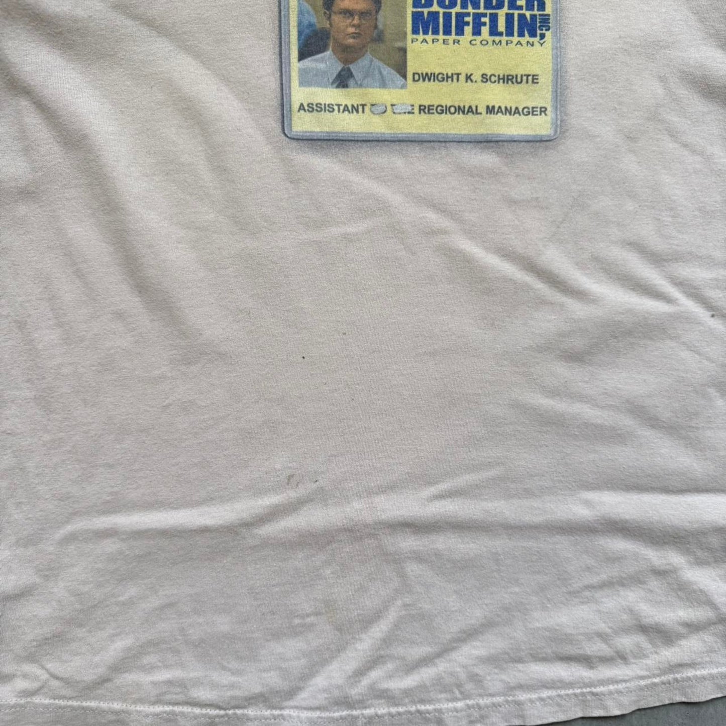 Vintage Y2K The Office Dwight Schrute TV Show T-Shirt - Medium