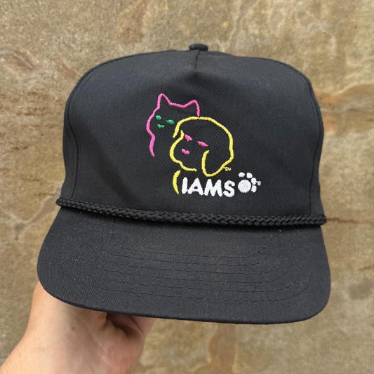 Vintage 90s IAMS Animal Cat Dog Food Cap