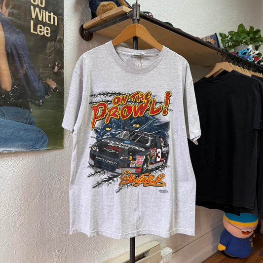 Vintage 90s Dale Earnhardt On the Prowl NASCAR Racing T-Shirt