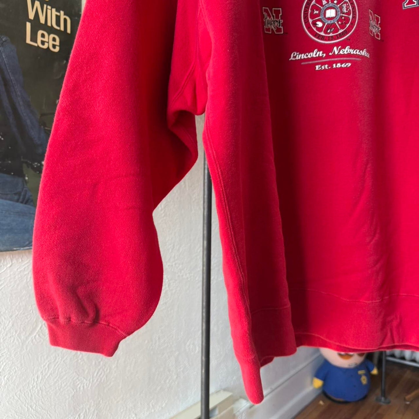 Vintage 90s Nebraska Huskers Crewneck - Large