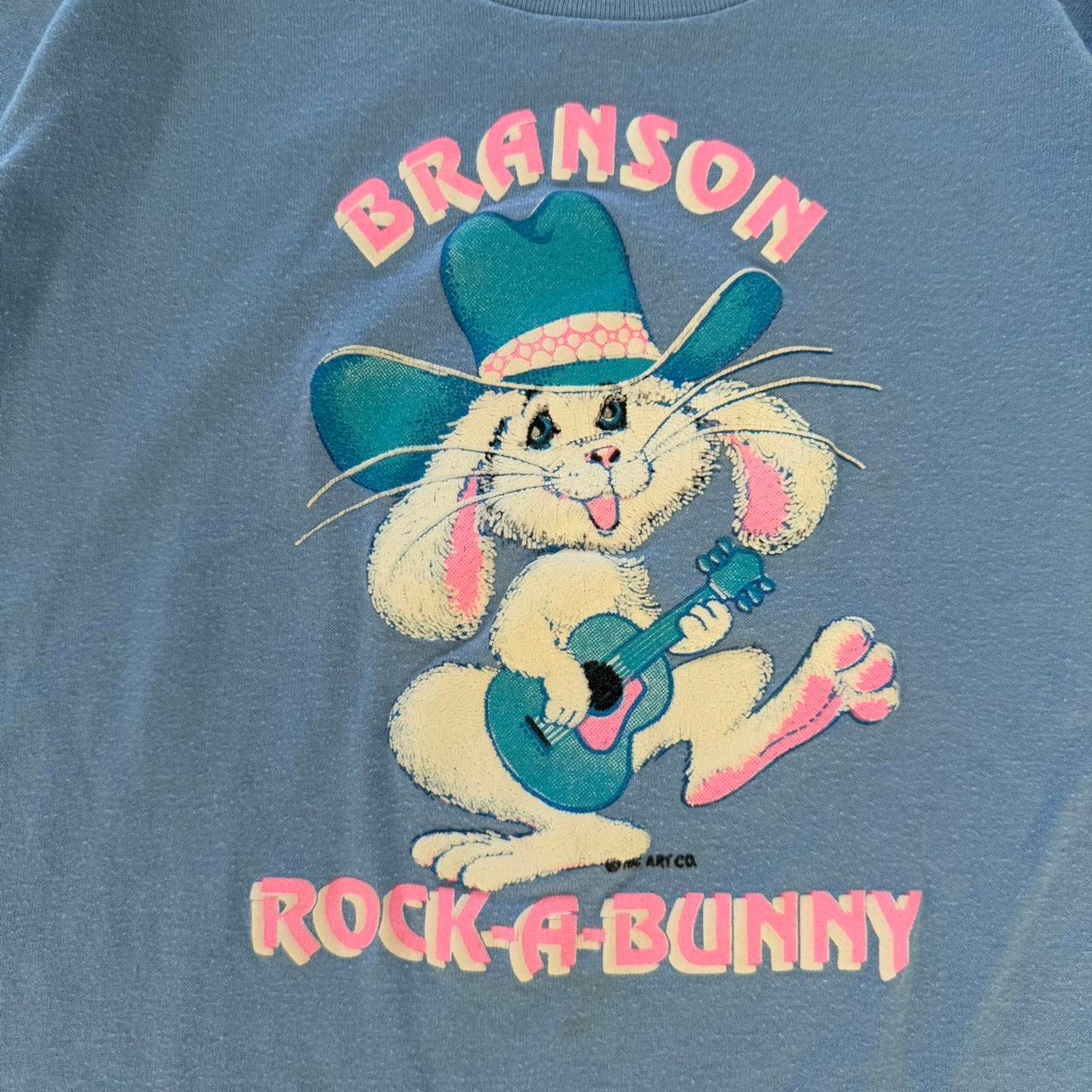 Vintage 80s Rock a Bunny Branson T-Shirt - Kids 10-12