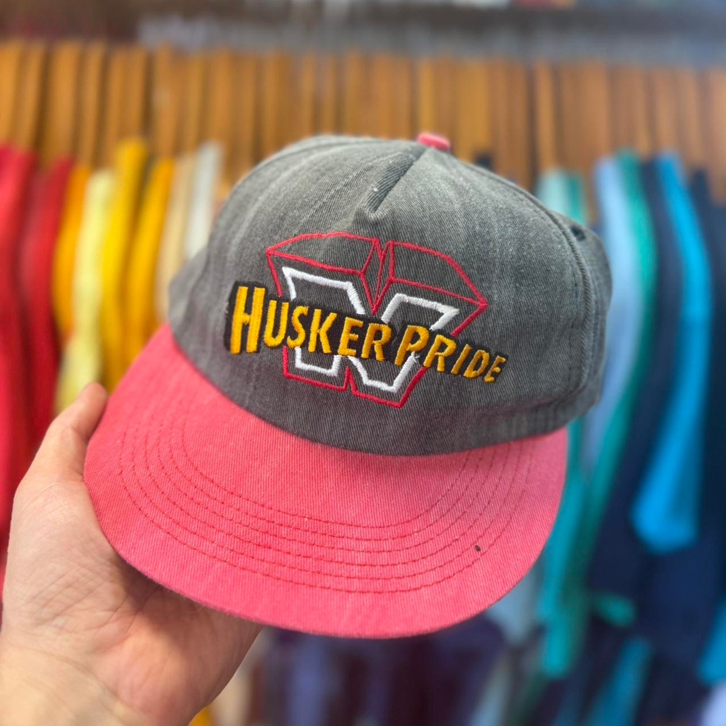 Vintage 90s Nebraska Husker Pride Snapback