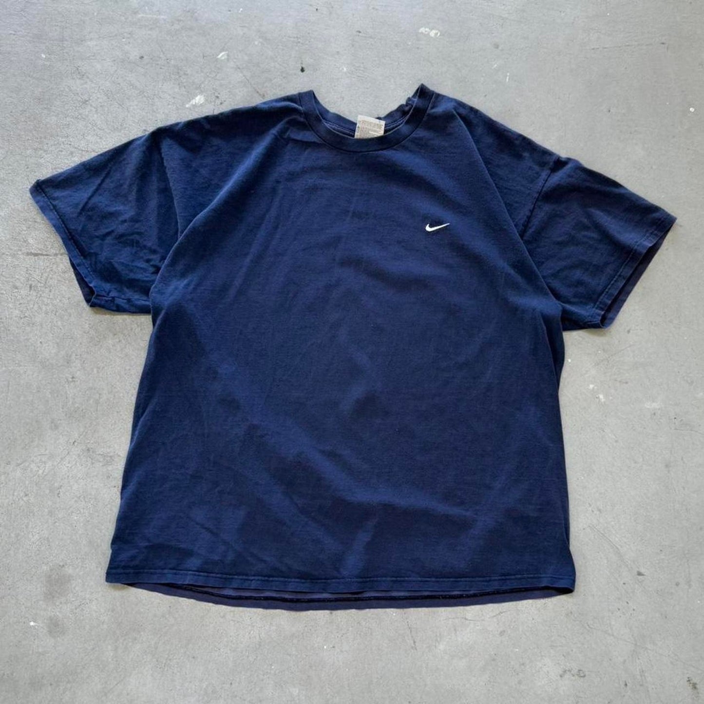Vintage 90s Nike Side Swoosh Check T-Shirt - XX-Large