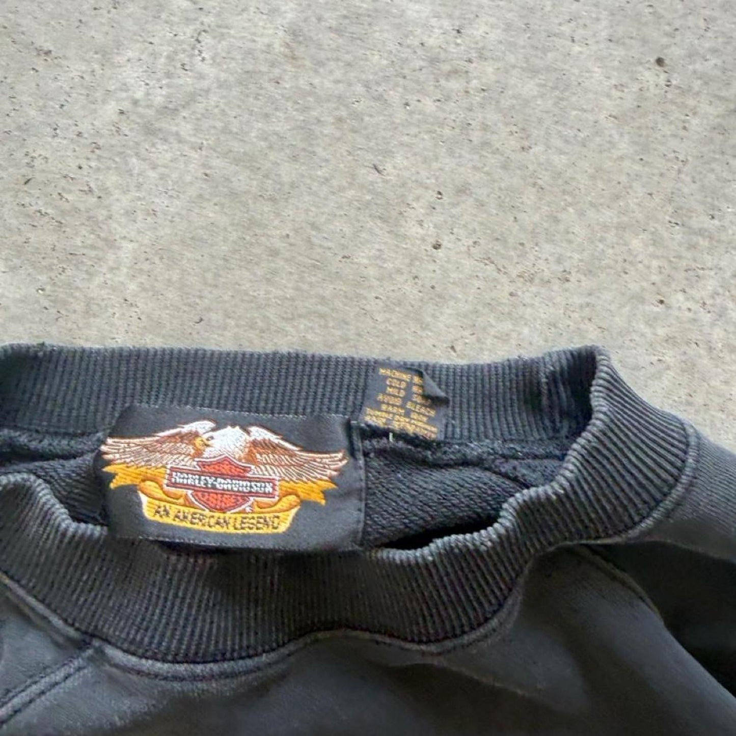 Vintage 90s Harley Davidson Motorcycles Biker Crewneck - Large