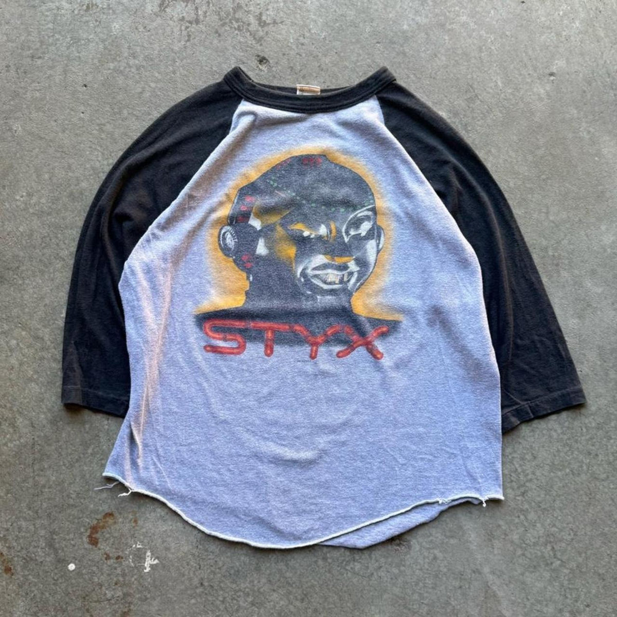 Vintage 1983 Styx Kilroy Was Here Band T-Shirt - Large