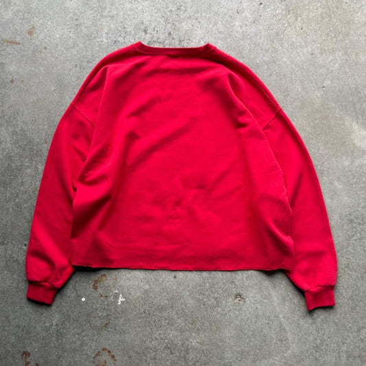 Vintage 2002 Nebraska Huskers Rose Bowl Cropped Crewneck - X-Large