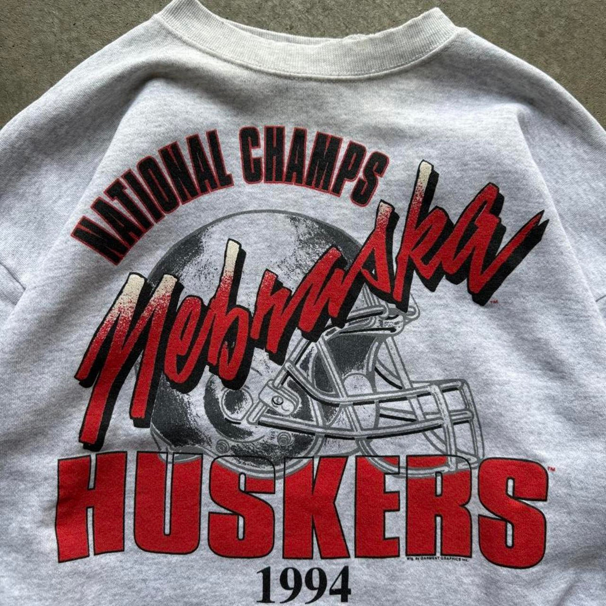 Vintage 1994 Nebraska Huskers National Champs Crewneck - XX-Large