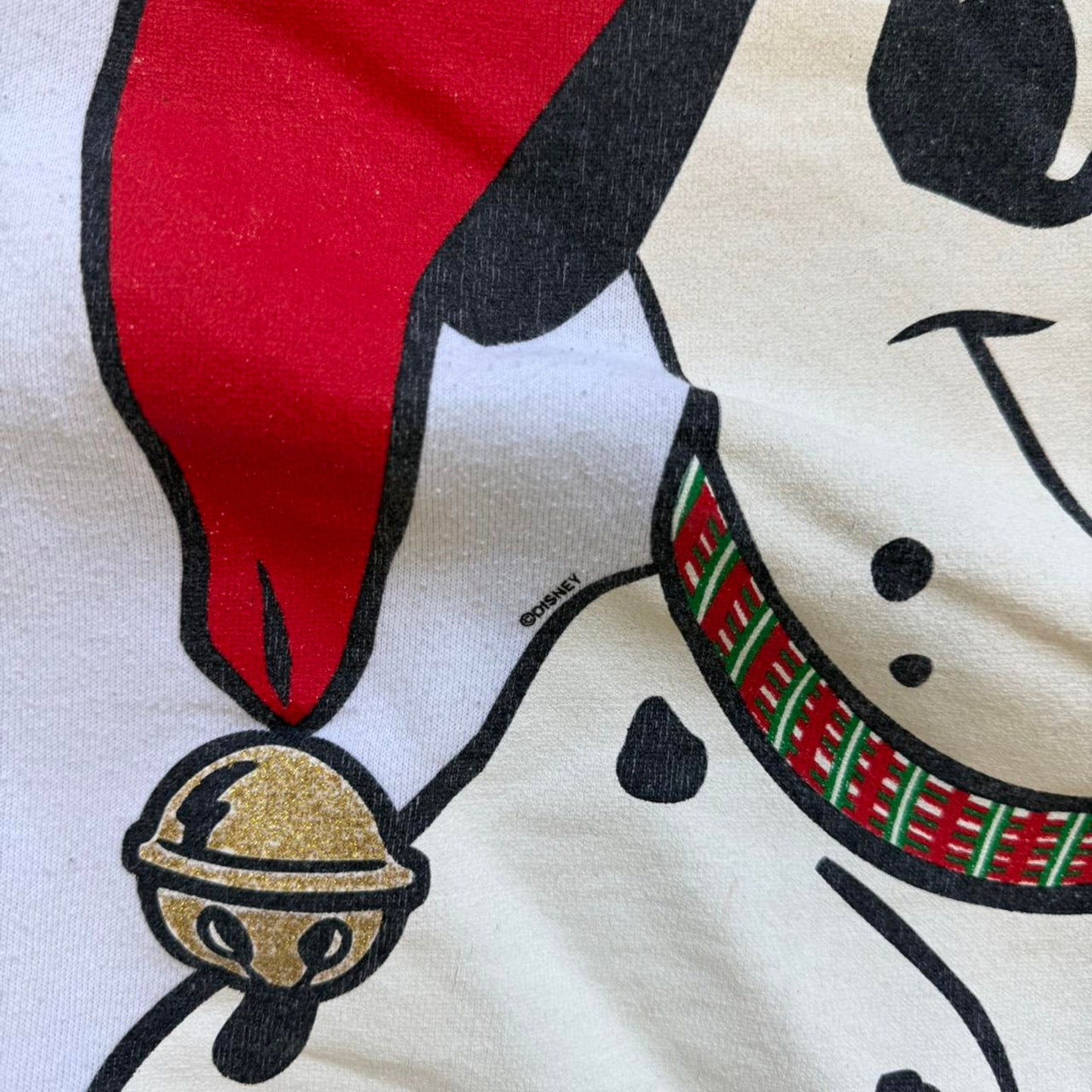 Vintage 90s 101 Dalmatians Disney Christmas Crewneck - Large