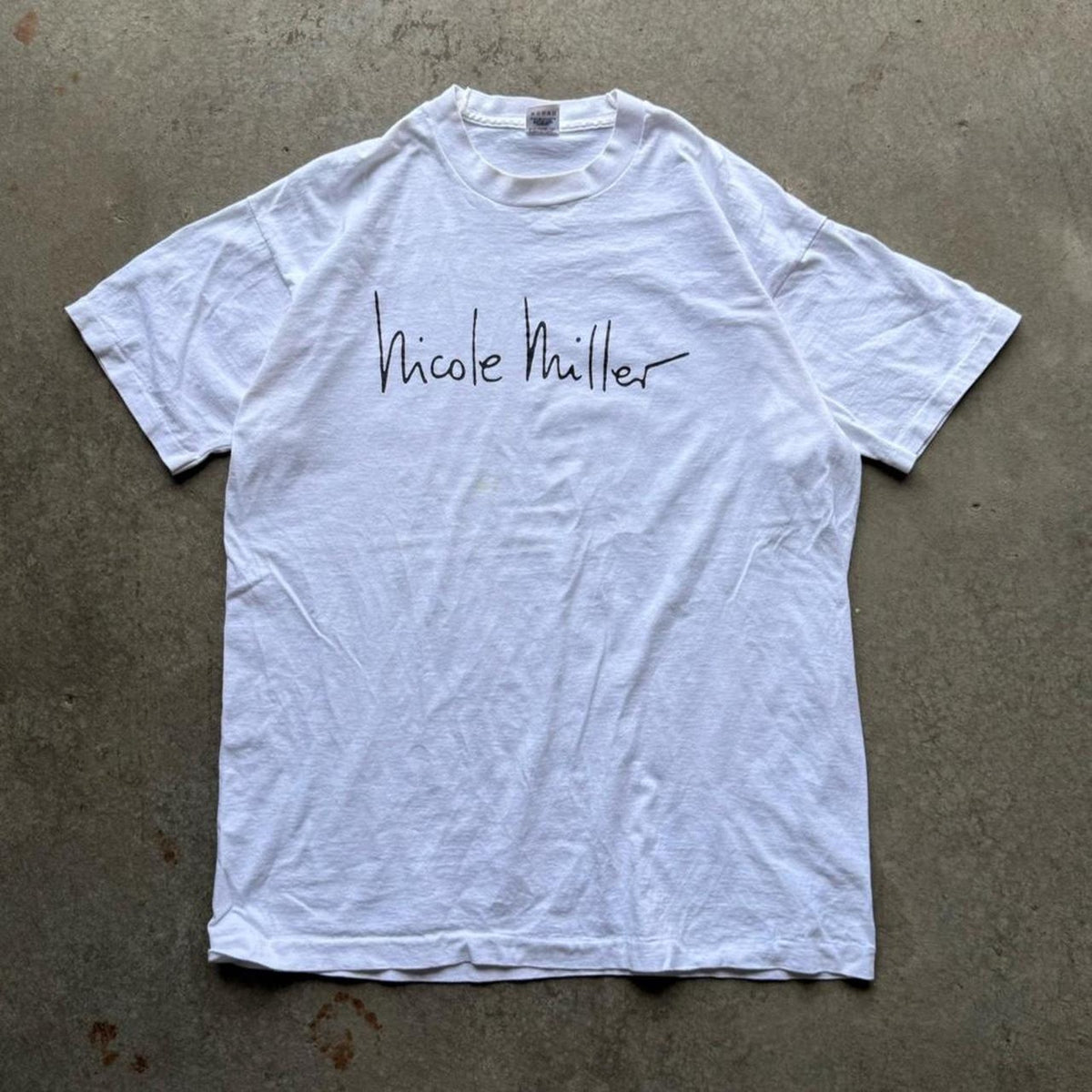 Vintage 90s Nicole Miller Signature T-Shirt - X-Large