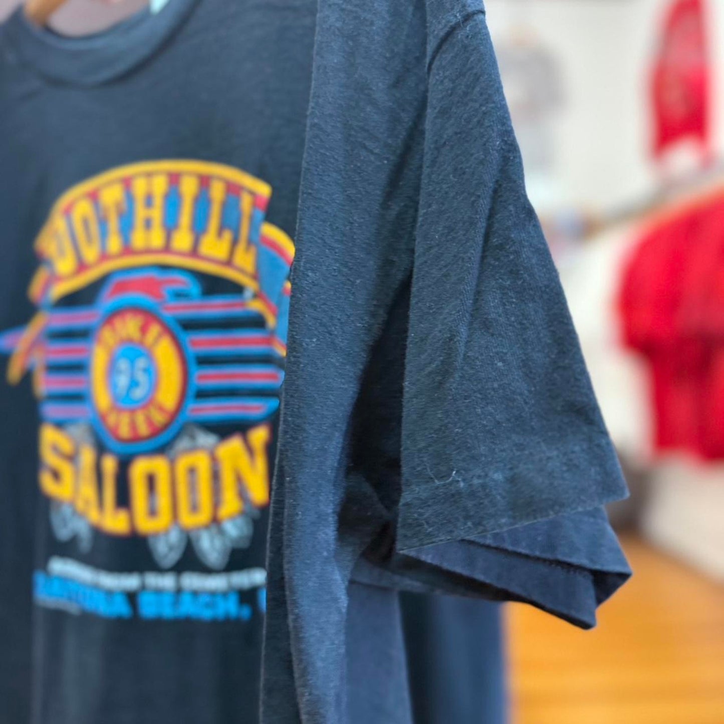 Vintage 90s Boothill Saloon Motorcycle Biker T-Shirt