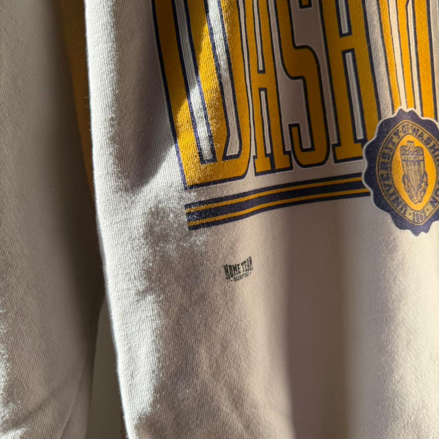 Vintage 90s Washington Huskies University Crewneck - Large