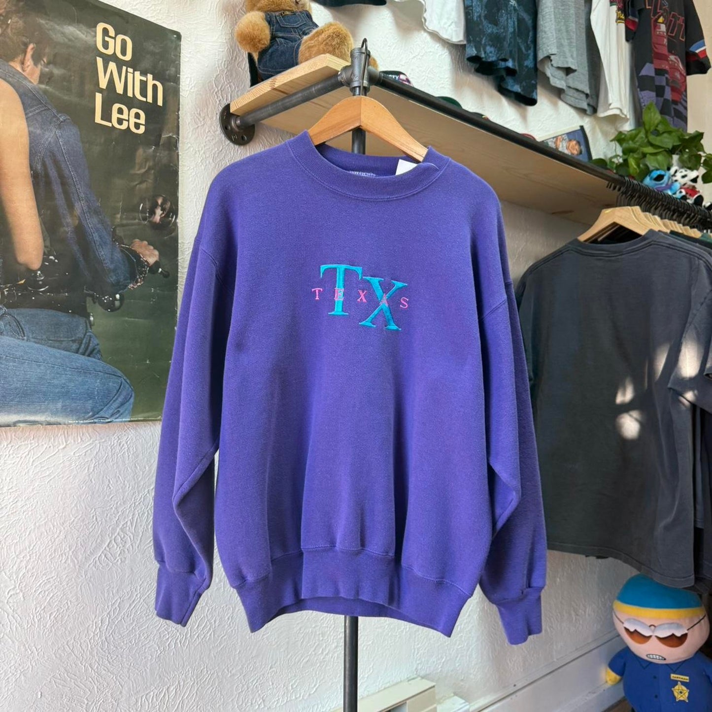 Vintage 90s Texas Calvin Klein Parody Crewneck - X-Large
