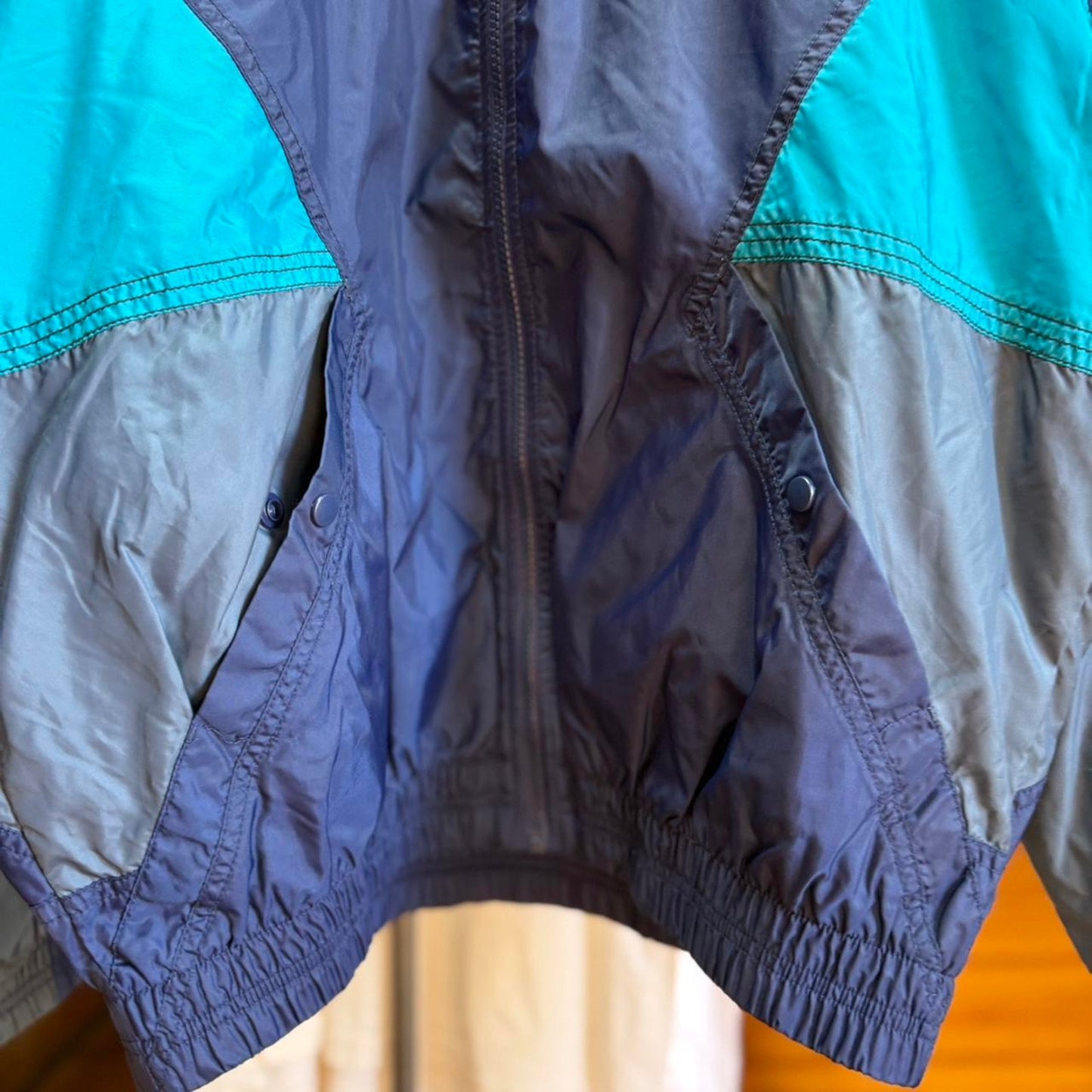 Vintage 90s Nike Air Max Swoosh Check Windbreaker Jacket - Medium