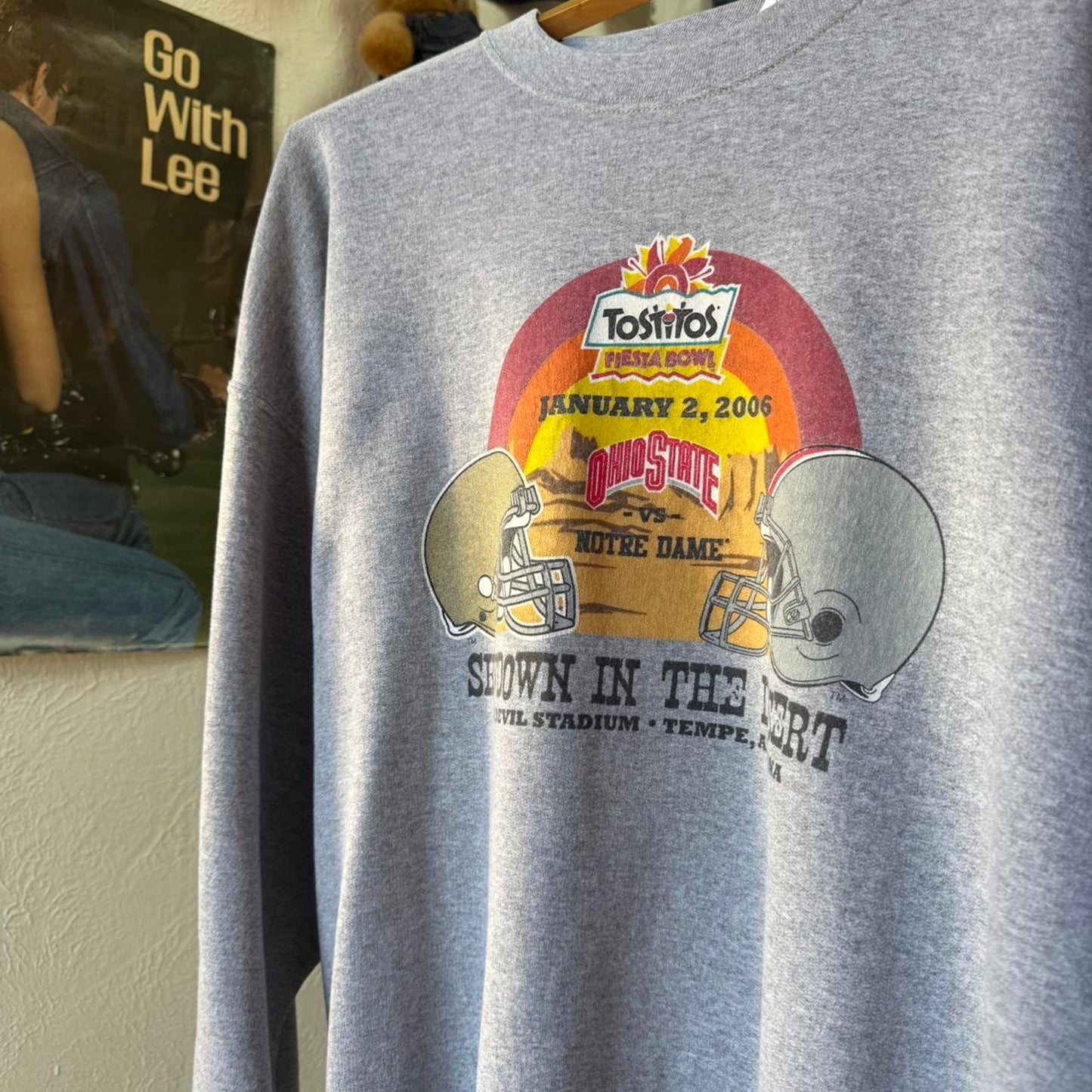 Vintage 2006 Ohio State Vs Notre Dame Tostitos Bowl Crewneck - XX-Large