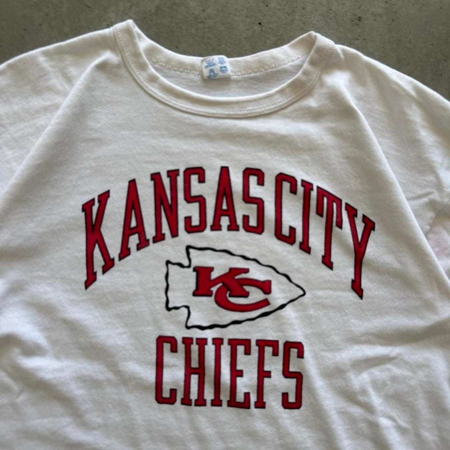 Vintage 80s Kansas City Chiefs Champion T-Shirt - X-Large