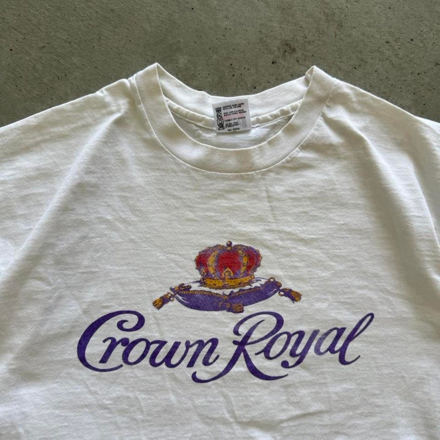 Vintage 90s Crown Royal Alcohol Liquor T-Shirt - X-Large