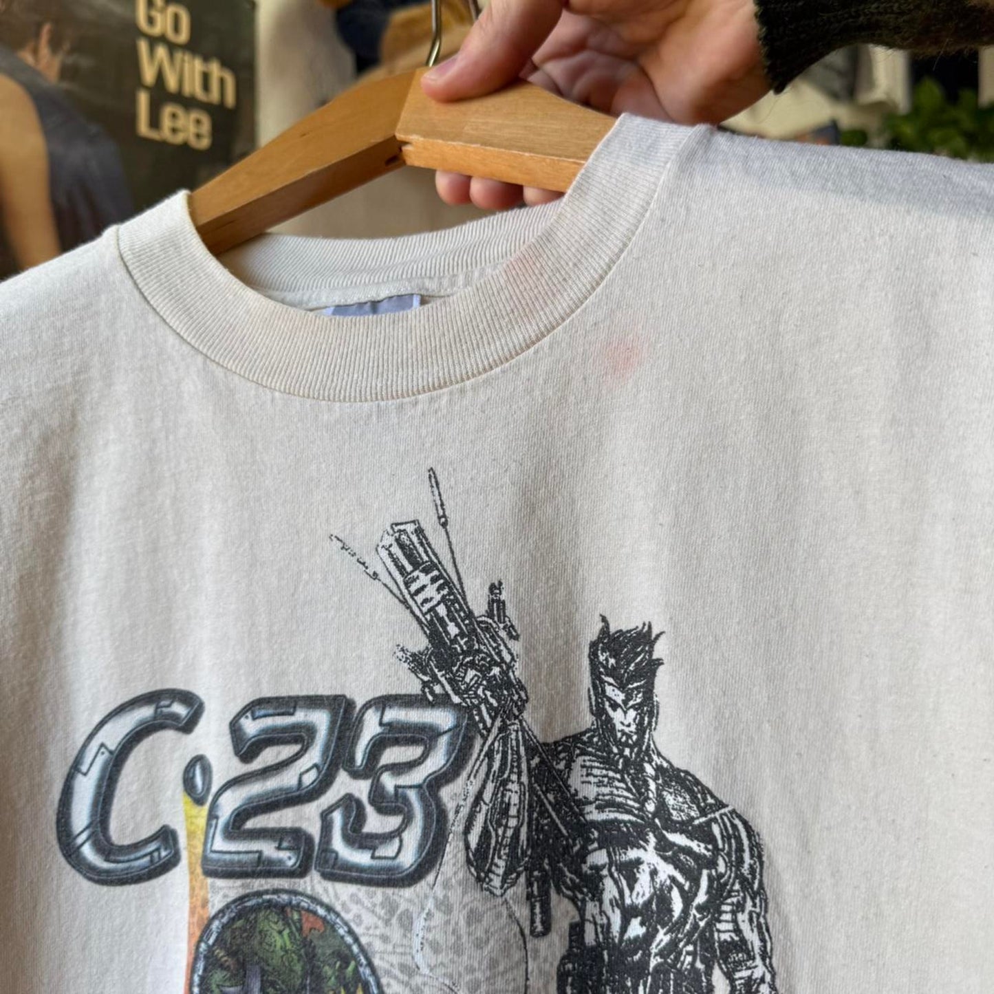 Vintage 90s C23 Trading Card Game T-Shirt - Large