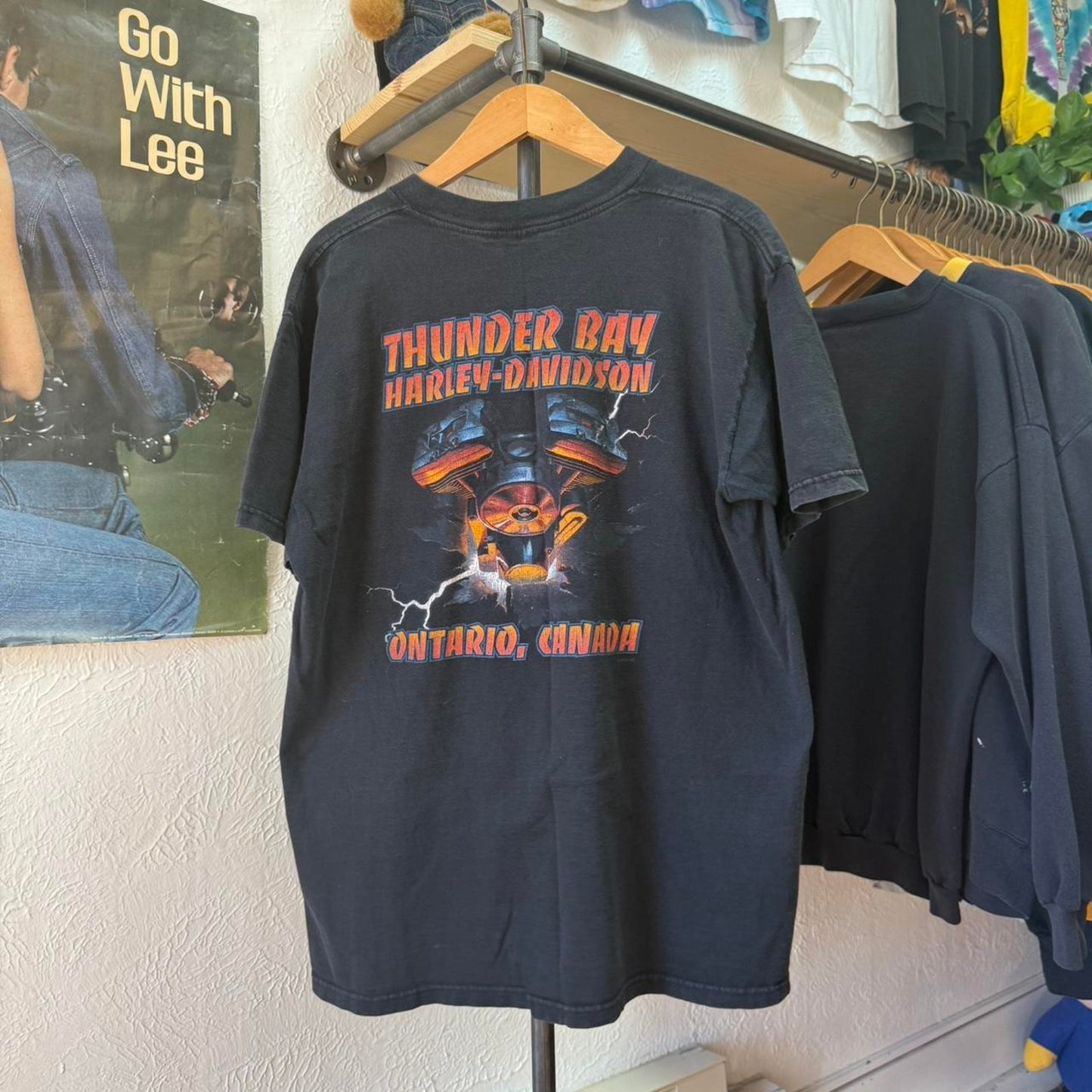 Vintage 90s Harley Davidson Motorcycles Canada Biker T-Shirt - X-Large