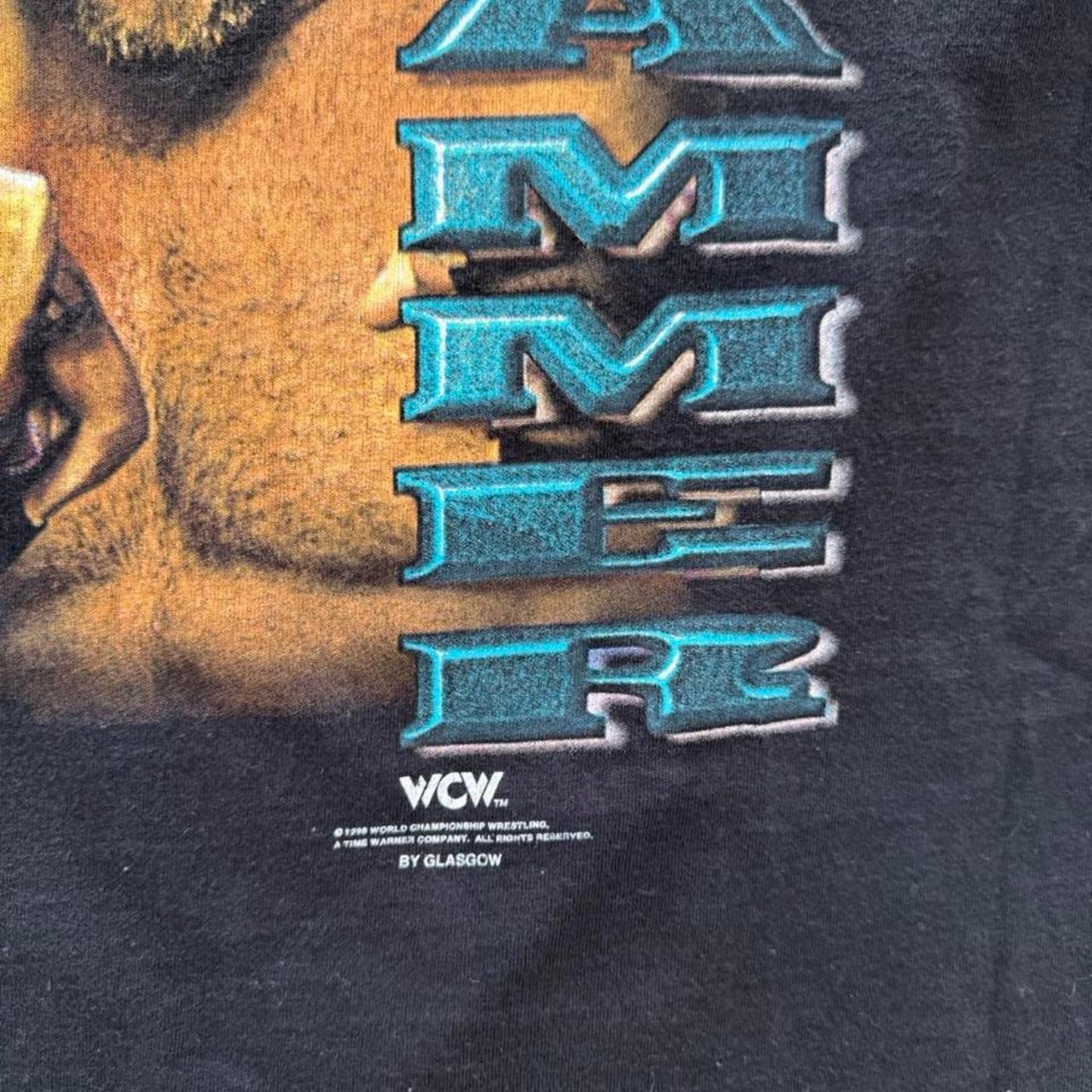 Vintage 90s Goldberg Jackhammer WCW Wrestling T-Shirt - Large