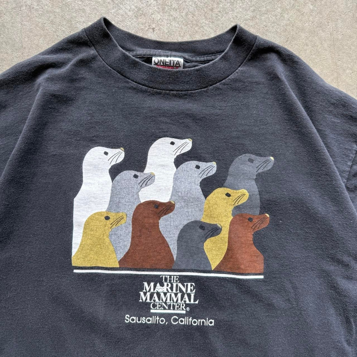 Vintage 90s Marine Mammal Seals California T-Shirt - X-Large