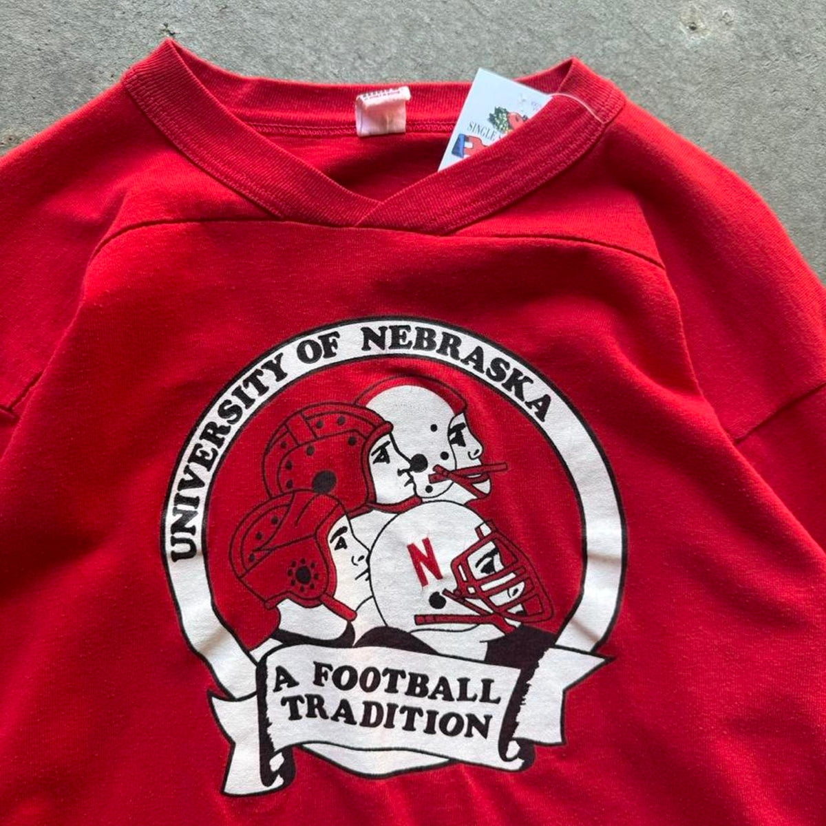 Vintage 80s Nebraska Huskers Long Sleeve T-Shirt - Large