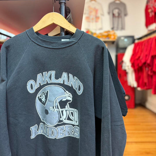 Vintage 80s Oakland Raiders NFL Football Crewneck