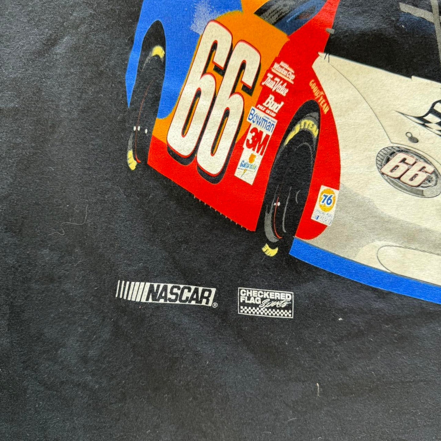 Vintage 2000 Darrell Waltrip NASCAR Racing Race Car T-Shirt - XX-Large