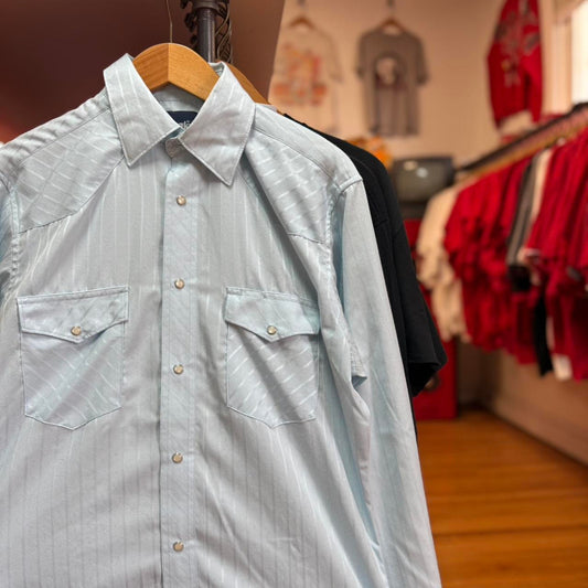 Vintage 90s Wrangler Pearl Snap Shirt - Medium