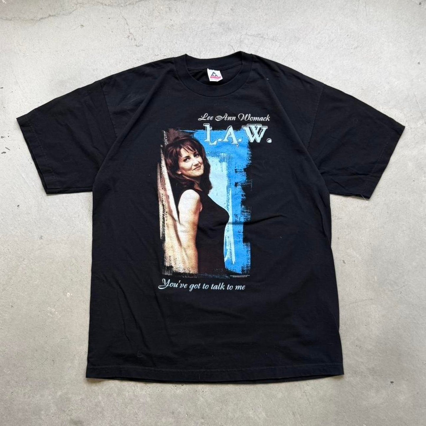 Vintage 90s Lee Ann Womack LAW Country Music T-Shirt - X-Large