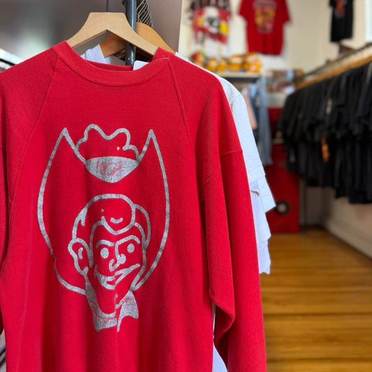 Vintage 90s Nebraska Huskers Herbie Sparkle Print Crewneck