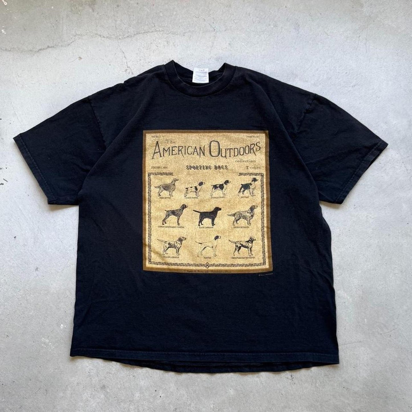 Vintage 90s American Outdoors Dog Animal T-Shirt - X-Large