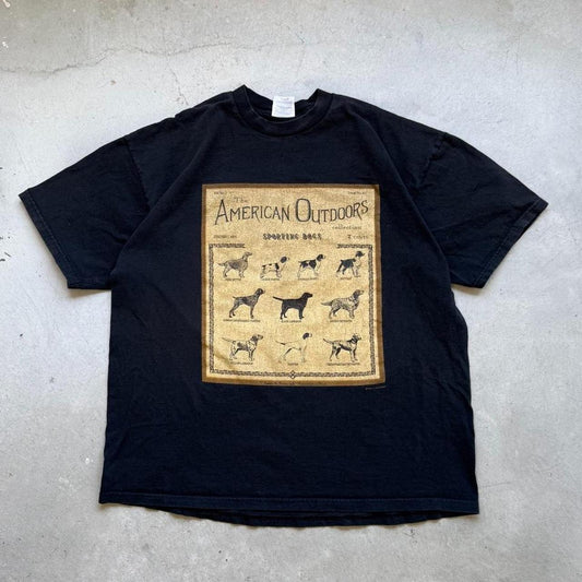 Vintage 90s American Outdoors Dog Animal T-Shirt - X-Large