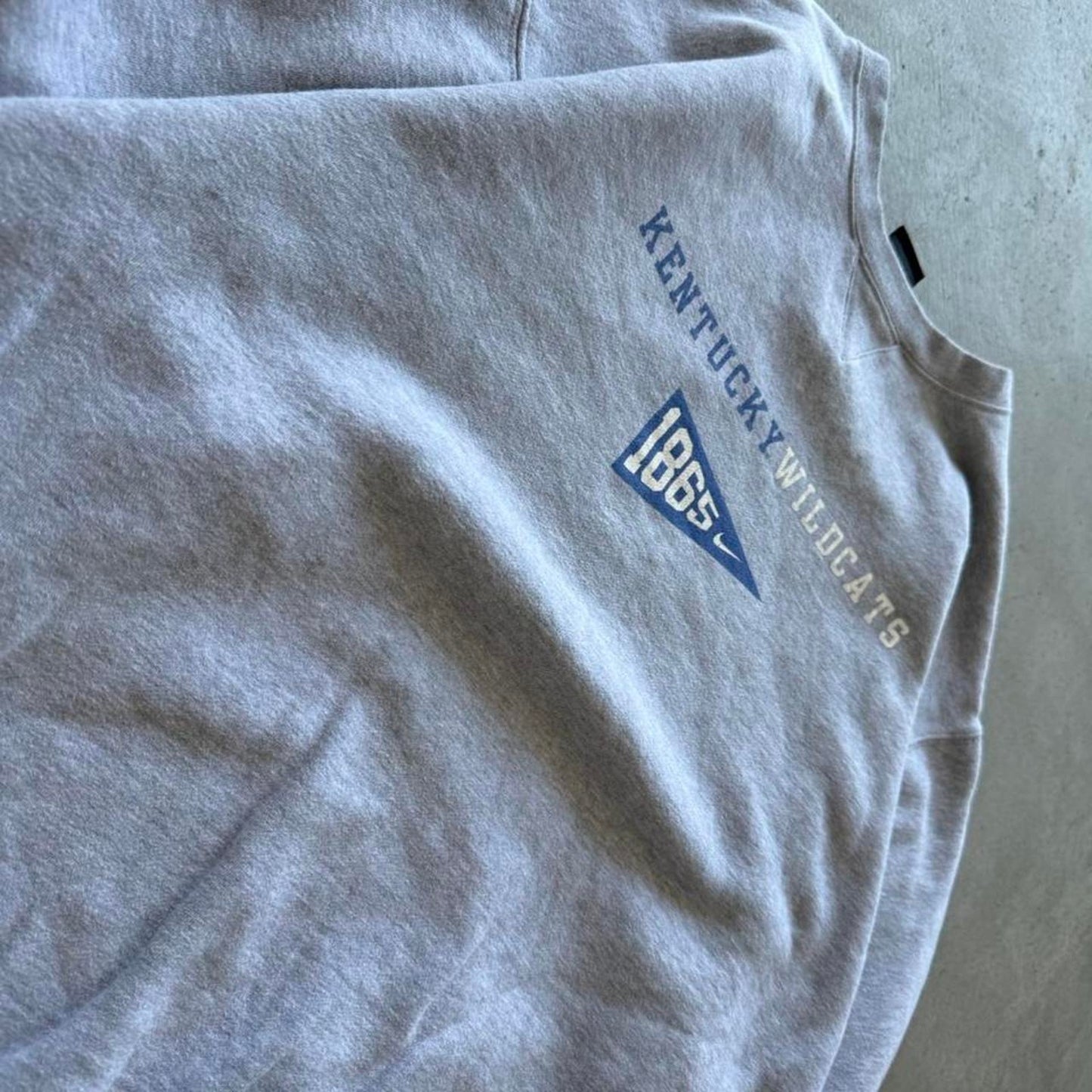Vintage 90s Kentucky Wildcats Nike Swoosh Crewneck - XX-Large