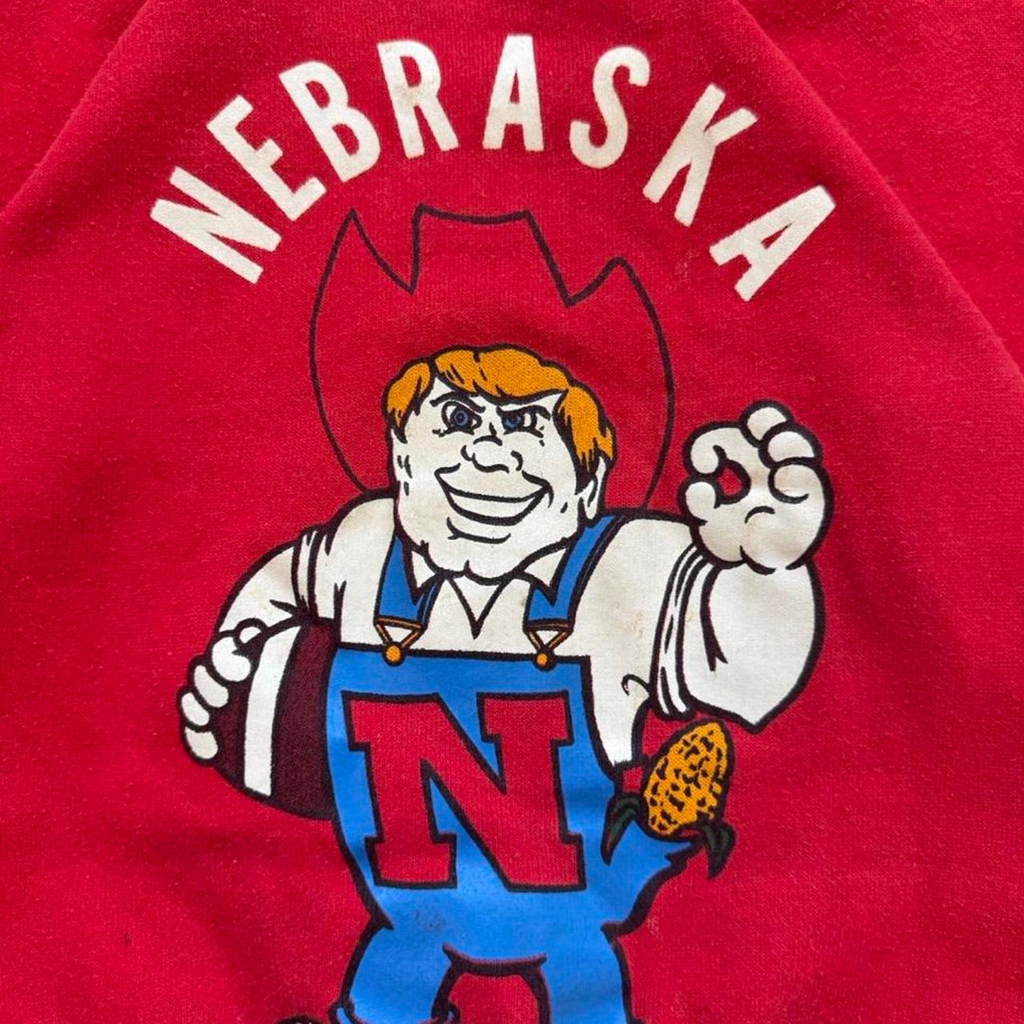 Vintage 90s Nebraska Huskers Herbie Crewneck - Kids Large 6X-7