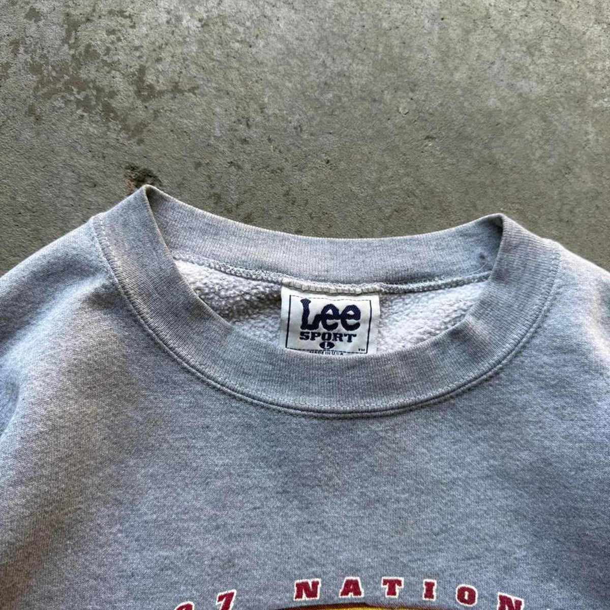 Vintage 90s Nebraska Husker Champions Gold Helmet Crewneck - Large