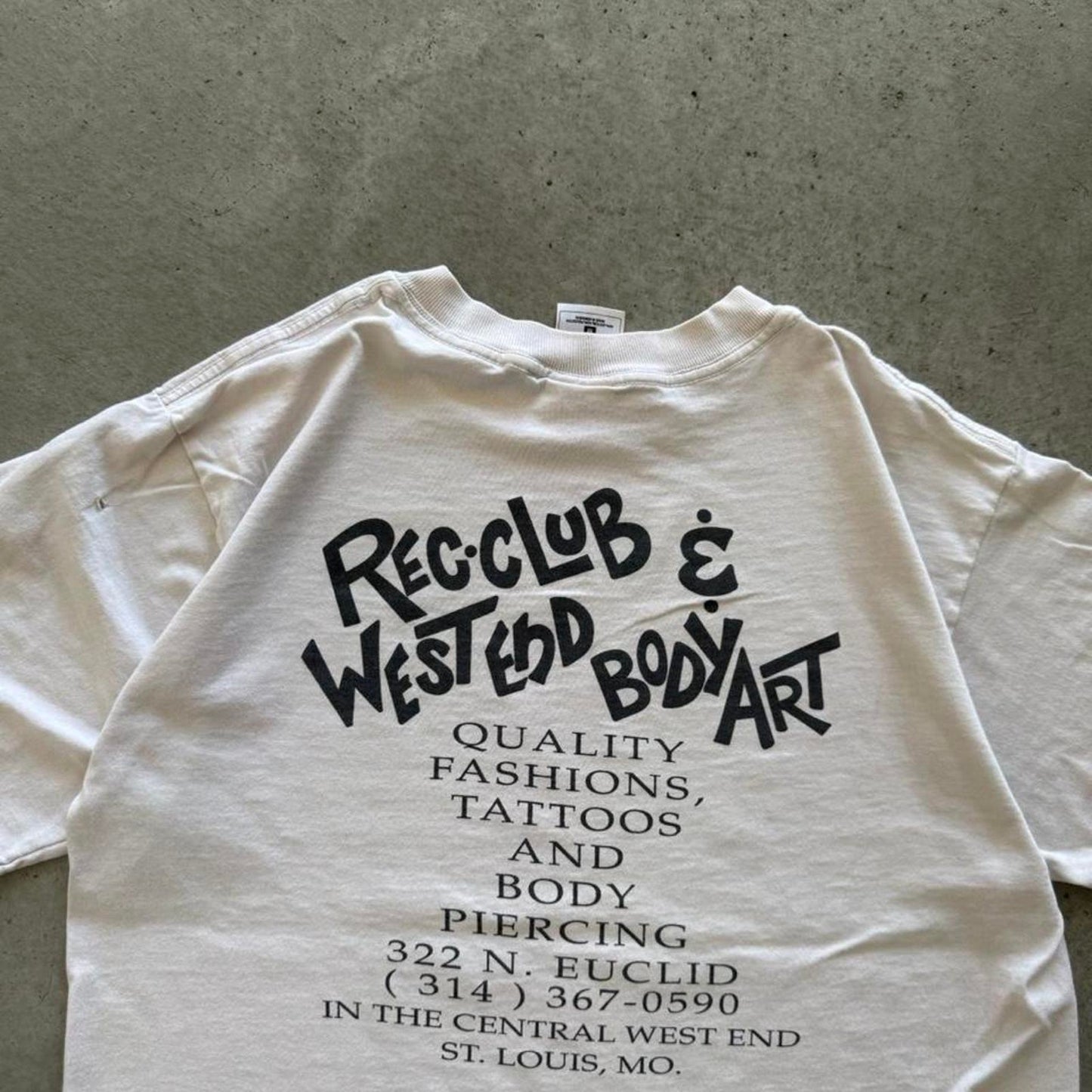 Vintage 90s West End Body Art Piercing and Tattoo T-Shirt - Medium