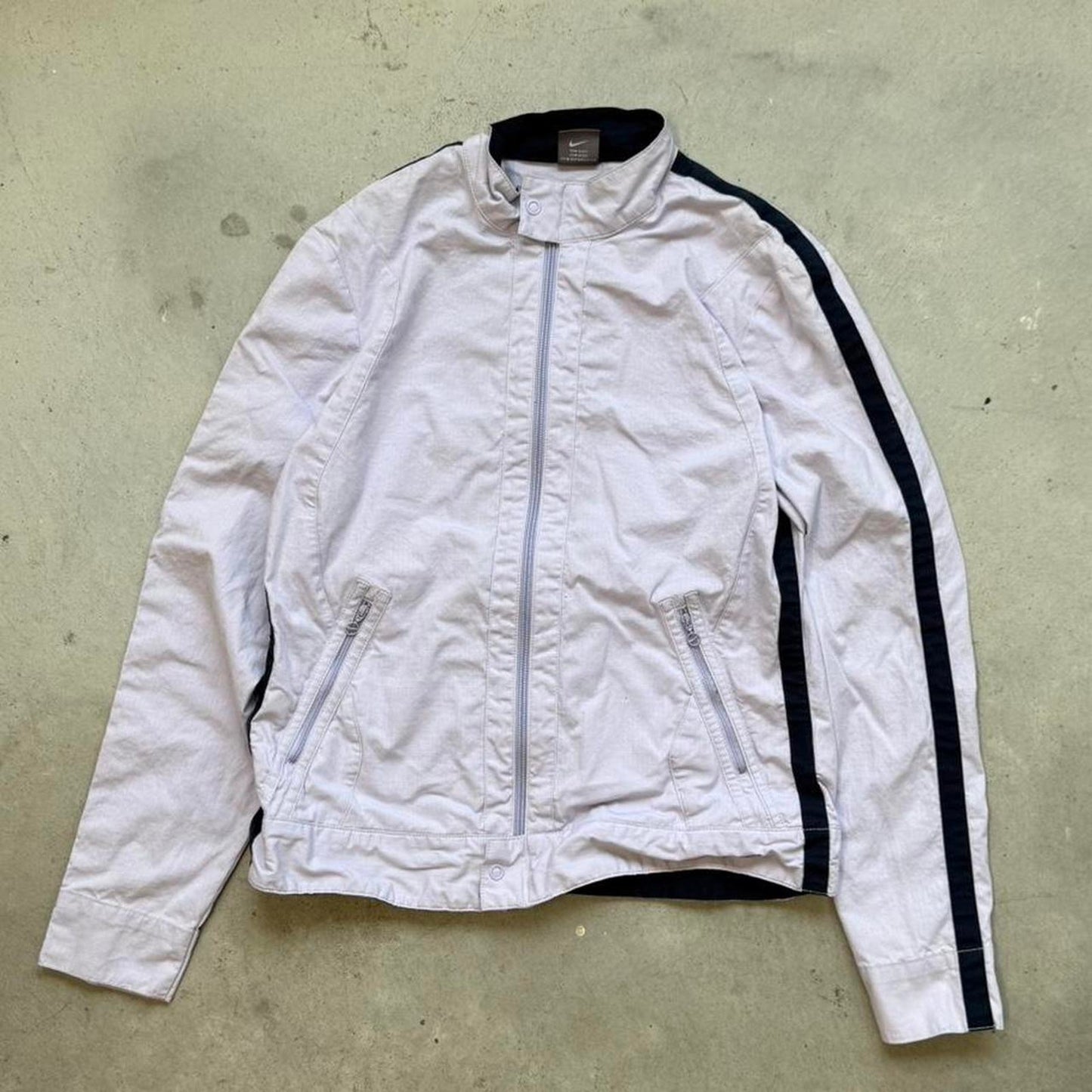 Vintage Y2K Nike Zip Up Light Jacket - Large (W)
