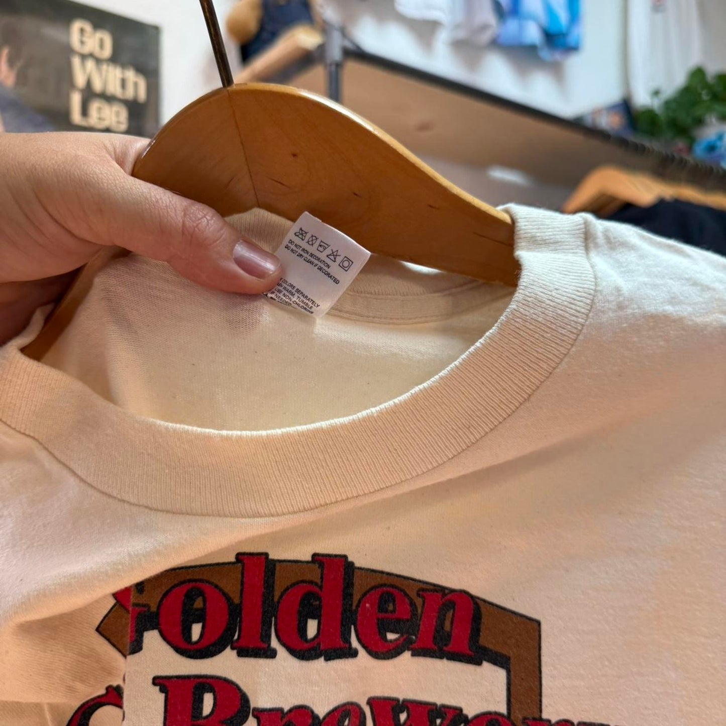 Vintage 90s Golden City Brewery Beer Alcohol T-Shirt - X-Large