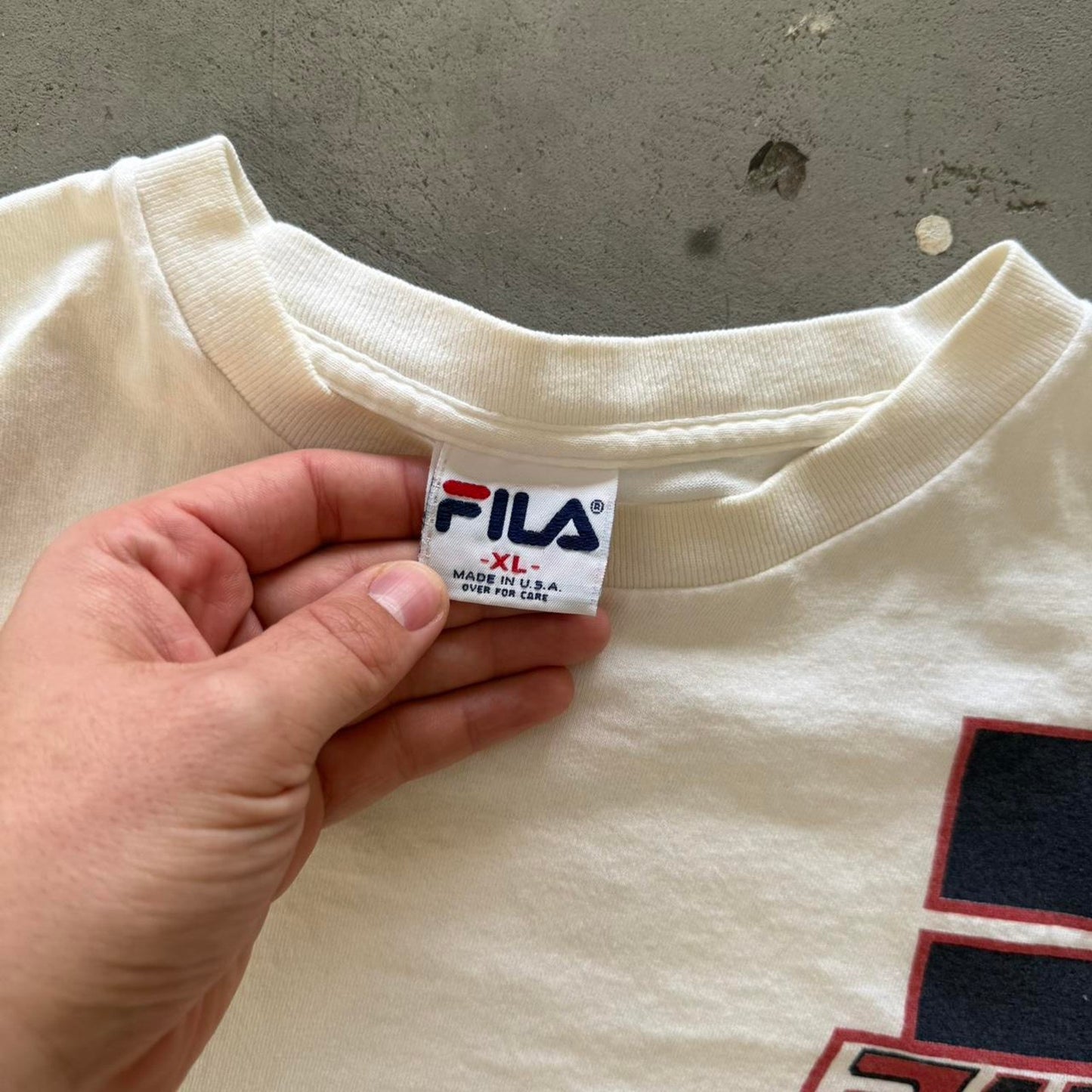 Vintage 90s FILA Sports Logo T-Shirt - X-Large