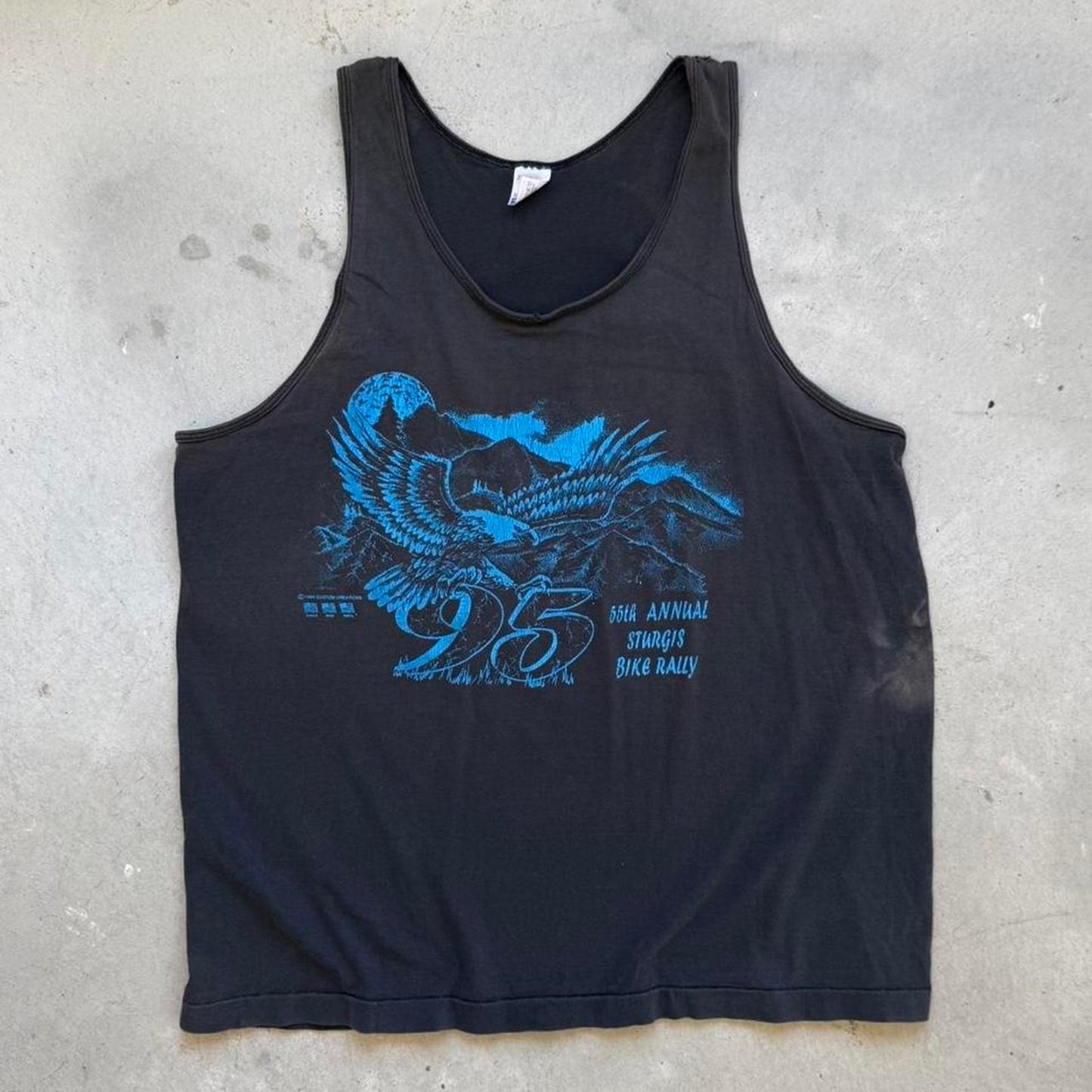 Vintage 1995 Faded Sturgis Black Hills Classic Tank Top - X-Large