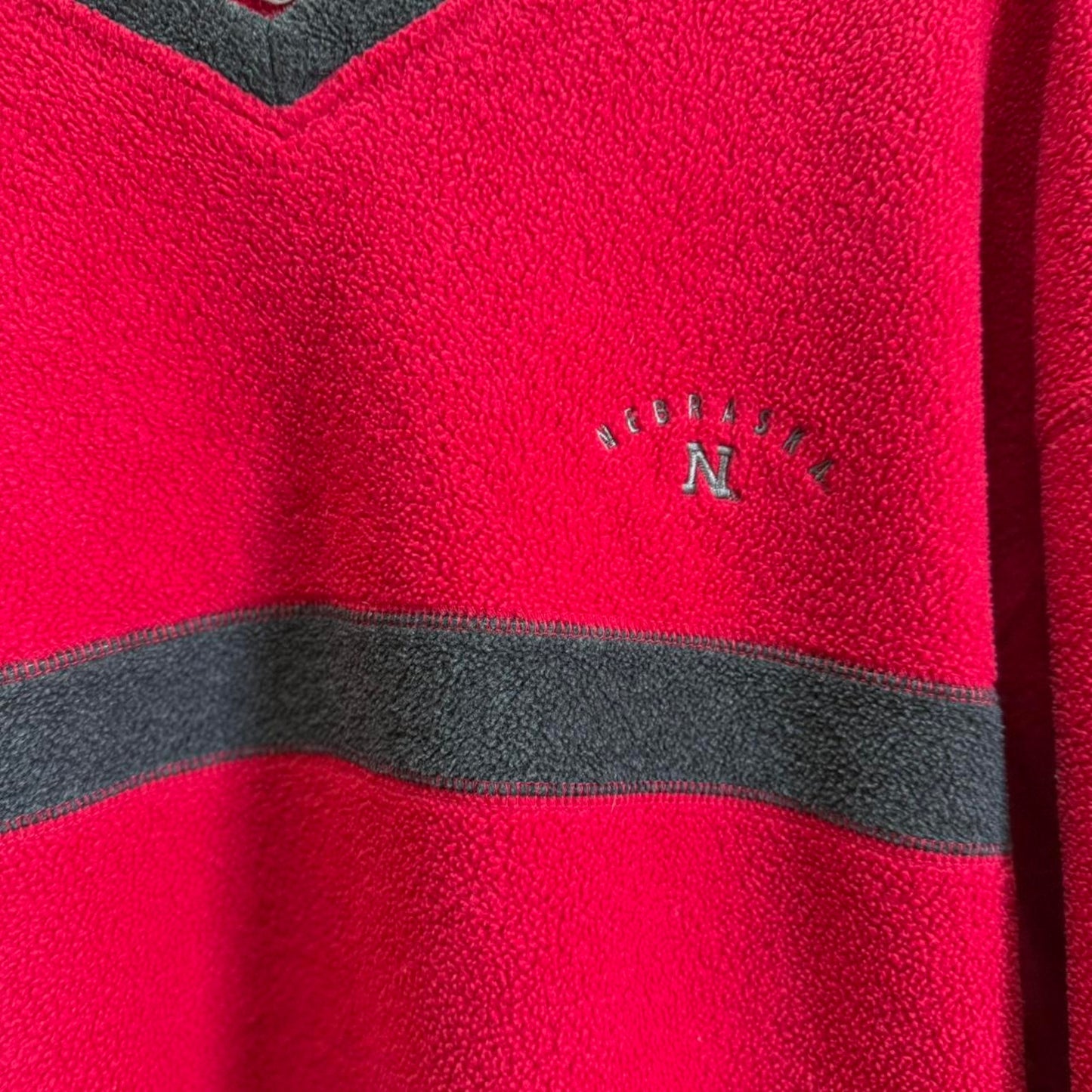 Vintage 90s Nebraska Huskers Football Fleece