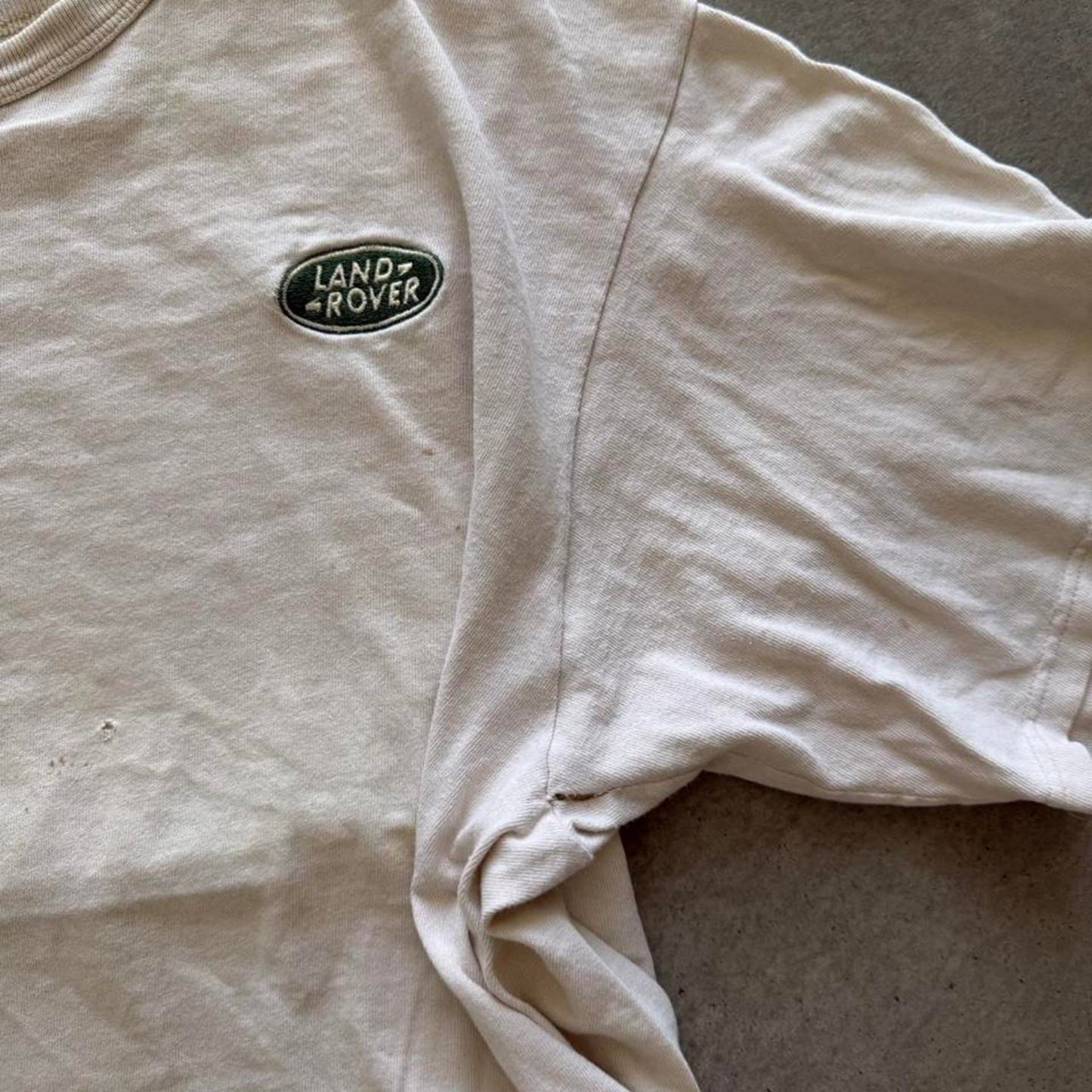Vintage 90s Land Rover Distressed T-Shirt - X-Large