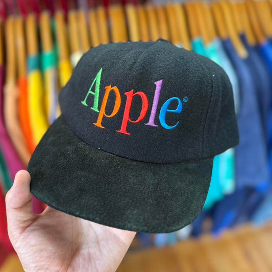 Vintage 90s Apple Computers Spell Out Logo Snapback