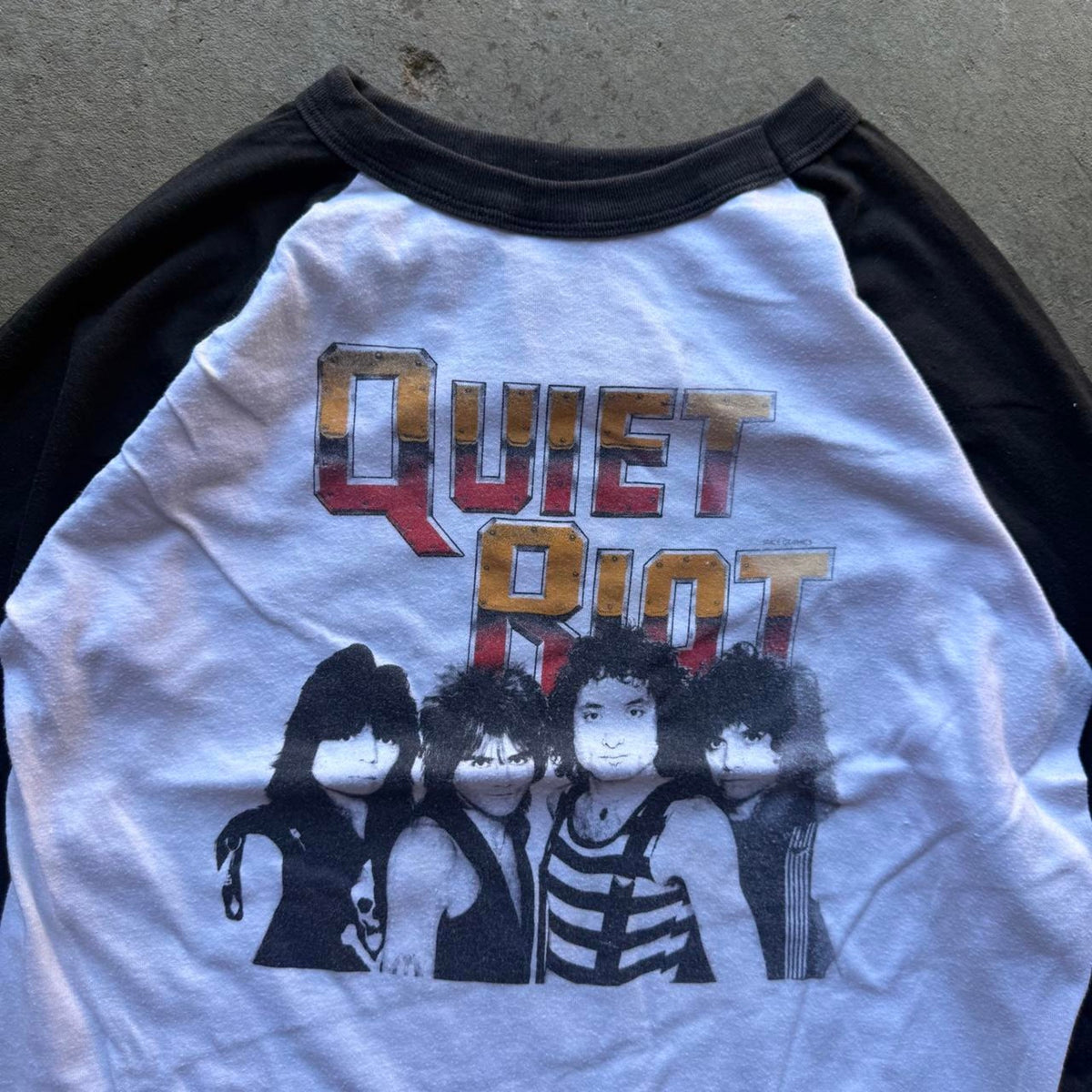 Vintage 80s Quiet Riot Band T-Shirt - Large