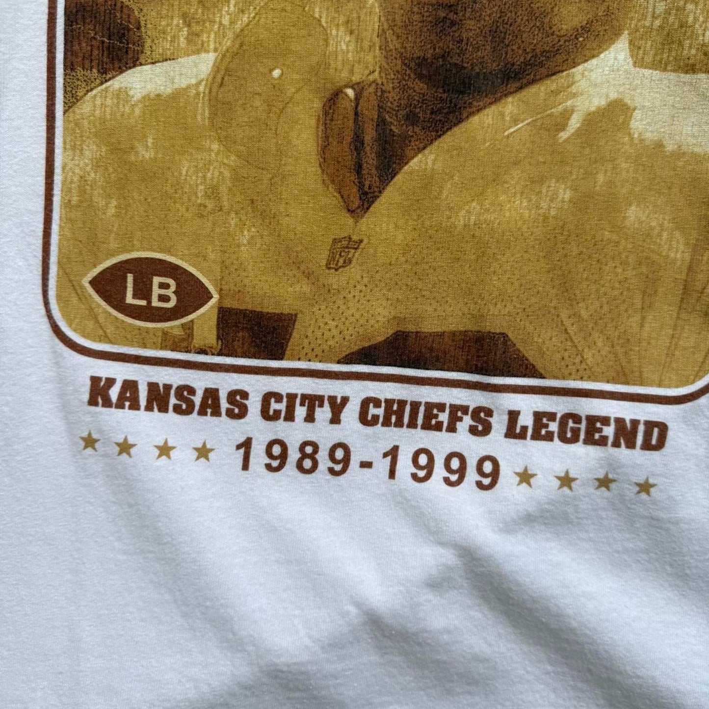 Vintage 90s Kansas City Chiefs Derrick Thomas NFL T-Shirt - Medium