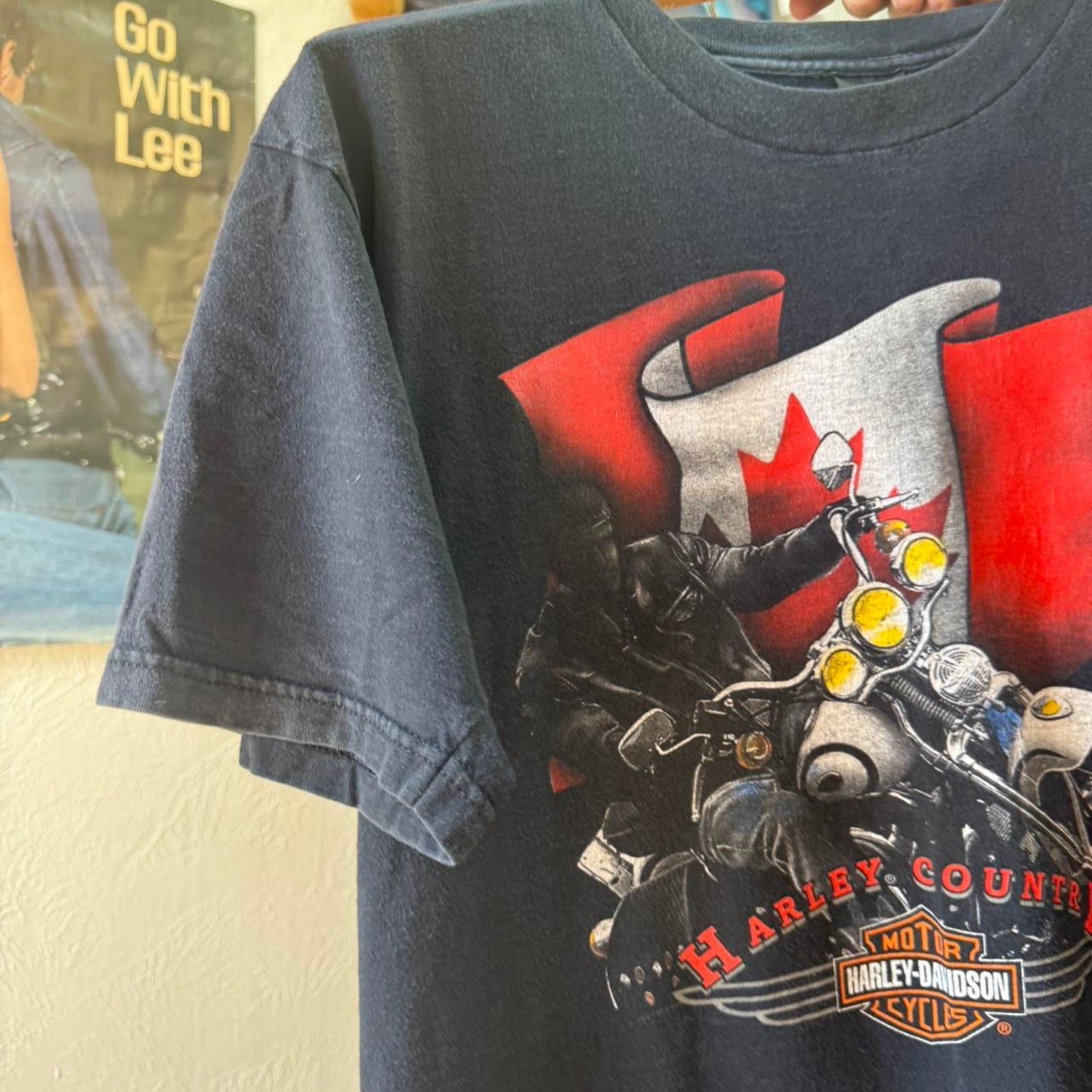 Vintage 90s Harley Davidson Motorcycles Canada Biker T-Shirt - X-Large
