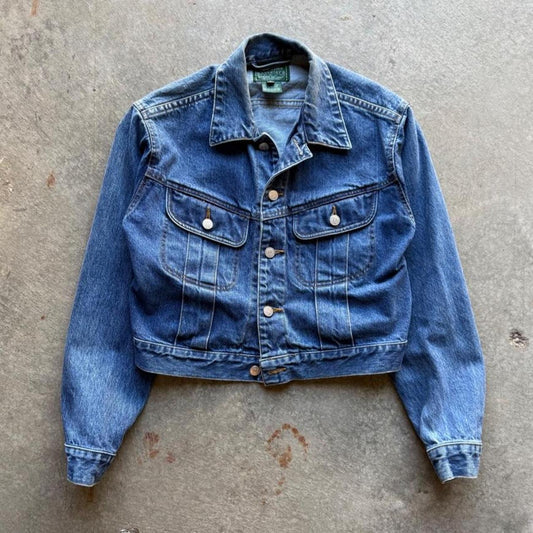 Vintage Polo Ralph Lauren Country Denim Jacket - Small